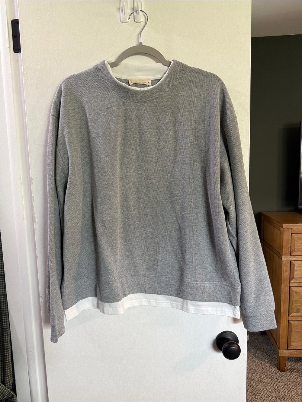Oversized ribbed sweater